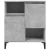 Komode 3 kom siva boja betona 60x35x70 cm od konstruiranog drva