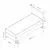 HANAH HOME Krevet Rise 100 x 200 Dark Grey