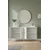 Hanah Home komoda Ayshe 150, 150 cm, bela / srebrna
