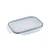 Rectangular food storage container, stainless steel, 2800ml, Simple