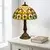 Brilagi - Tiffany vitražna stona lampa MARGARET 1xE27/40W/230V