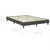Box spring okvir za krevet od tkanine sivi 180 x 200 cm