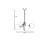 Conceptum Hypnose Luster Bankok, 70cm, 45 cm, E27 , Zlatne boje
