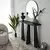 Hanah Home Komoda Cleopatra 100x83x28cm Antracit