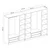 Hanah home Ormar Kale 315x210x52cm Beli