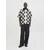 JACK & JONES Pletena jopa JCOATHLETICO črna/off-bela