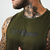 GymBeam Potkošulja Cut Off Military Green L