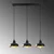 Opviq Visilica Berceste 181 3 Glave, Crna
