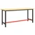 Okvir za radni stol mat crni i mat crveni 170x50x79 cm metalni