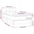 Vidaxl Box spring postelja z vzmetnico LED črna 90x200 cm žamet