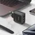 Zidni punjač Yesido YC144C 65W 3.25A 1 x USB-A - 2 x USB-C s USB-C kabelom crni