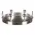 Autronic Svečnik UM1036 SIL Metal candle holder - for 4 conical candles, round, silver