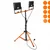 LED reflektor sa stativom 2xLED/100W/230V 4500K IP65 crna/narandžasta