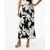 Mexx Ženska suknja MF007401361W, Midi, Belo-crna