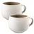 Evviva Set jumbo skodelica Stones 600ml/2 kos/rjava/keramika