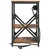 Noćni ormar s policom 2 pcs Dimljeni hrast 41 x 31 x 51 cm
