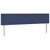 Vidaxl Box spring postelja z vzmetnico modra 160x200 cm blago