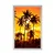 Plakat kokosove palme na plaži - 30x45 white