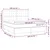 Vidaxl Box spring postelja z vzmetnico LED sv. siva 160x200 cm blago