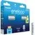 Panasonic | AAA | 800 mAh | 8 kos(-i) | ENELOOP BK-4MCDE/8BE
