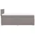 Vidaxl Box spring postelja z vzmetnico taupe 90x200 cm blago