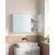 Songmics Kopalniška omarica 60x15x55 cm Bela