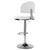 Vidaxl Barski stolčki 2 kosa belo umetno usnje