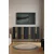 Hanah Home komoda Mia 120, 120 cm, antracit / zlatna
