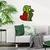 Wallity Zidna dekoracija Moss - Dog & Cat Lover, 48 x 43 cm, Crvena