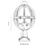 Lessentiel Maison Spoljna zidna lampa BSU-68080-BSY-M3-K, 38 cm, IP65, E27, Crna