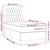 Vidaxl Box spring postelja z vzmetnico krem 90x200 cm blago