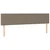 Vidaxl Box spring postelja z vzmetnico taupe 120x190 cm blago