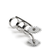 Mr. Steel Double Finger Pinwheel Silver