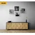 Komplet slik v črnobelem stilu Feng Shui - 4x 40x40