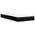 Vidaxl Box spring postelja z vzmetnico črna 80x200 cm blago
