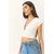 Bianco Lucci Ženska bluza 60284037, V-izrez, Bela