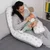 NEWFORM Jastuk za trudnice i dojenje FAMILY Krune, 300cm, Beli