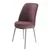 Hanah Home set trpezarijskih stolica Dexa 6 kom, puder roze tkanina Babyface, hromirane metalne noge