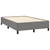 vidaXL Box spring postelja z vzmetnico temno siva 120x190 cm blago