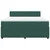 Vidaxl Box spring postelja z vzmetnico temno zelena 180x200 cm žamet
