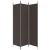 Vidaxl Paravan 3-delni rjav 150x200 cm blago