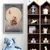 Plakat zasanjani slon nad oblaki - 60x90 white