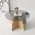 HANAH HOME Sto za dnevnu sobu Butterfly Sapphire Oak Fume