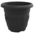 Saksije za biljke 6 pcs Crna O 30 x 25 cm Plastika