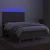 Vidaxl Box spring postelja z vzmetnico LED taupe 140x200 cm blago