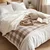 Sherpa odeja 150 x 200 cm kremno rjave barve