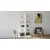 Hanah Home Ikiz White Polica za knjige 100x187x25.8cm, Bela