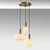 Opviq Luster Asker-15201, 55x55x130cm, IP20, Belo-zlatne boje