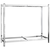 Stalak za gume s 2 razine srebrni 110 x 40 x 110 cm čelični