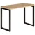 Vidaxl Jedilna miza 110x50x76 cm trden mangov les